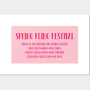 Spring Fling Festival Posters and Art